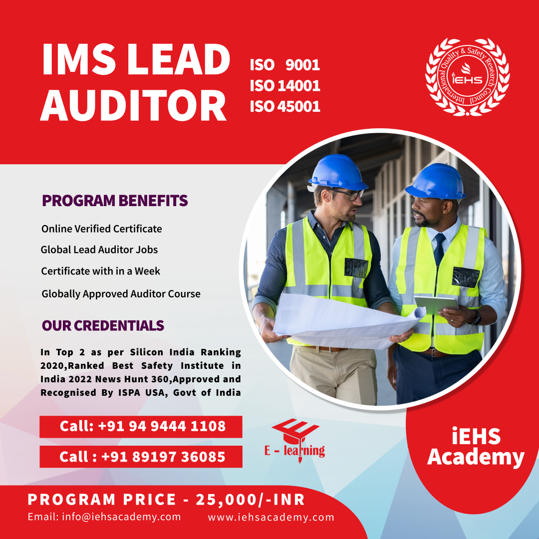 IMS Lead Auditor - Integrated Management Systems