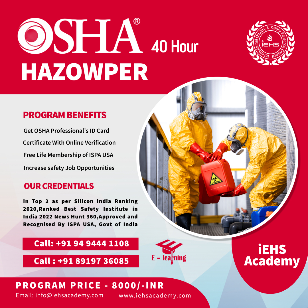 HAZWOPER 40 Hour Certification